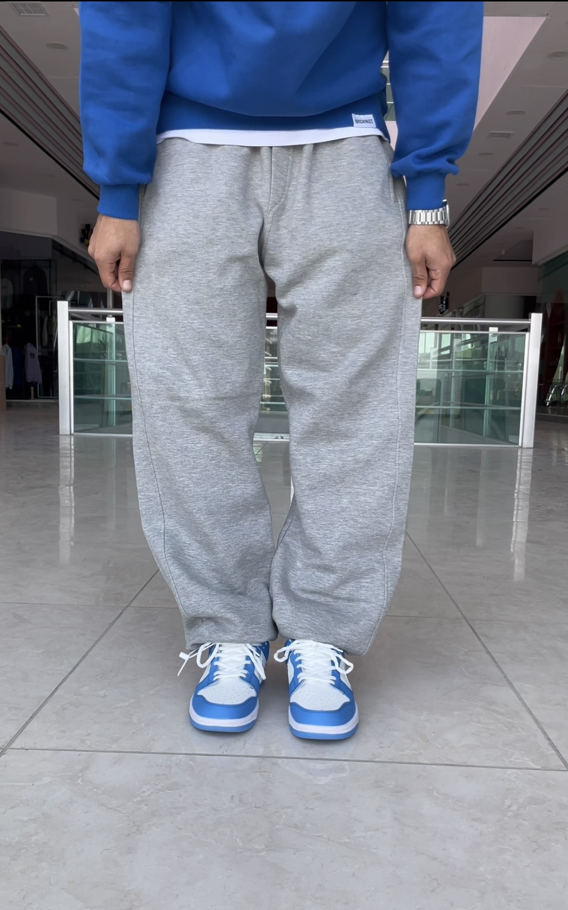 جاگر نیم بگ طوسی و مشکی سه نخ تو کرکی